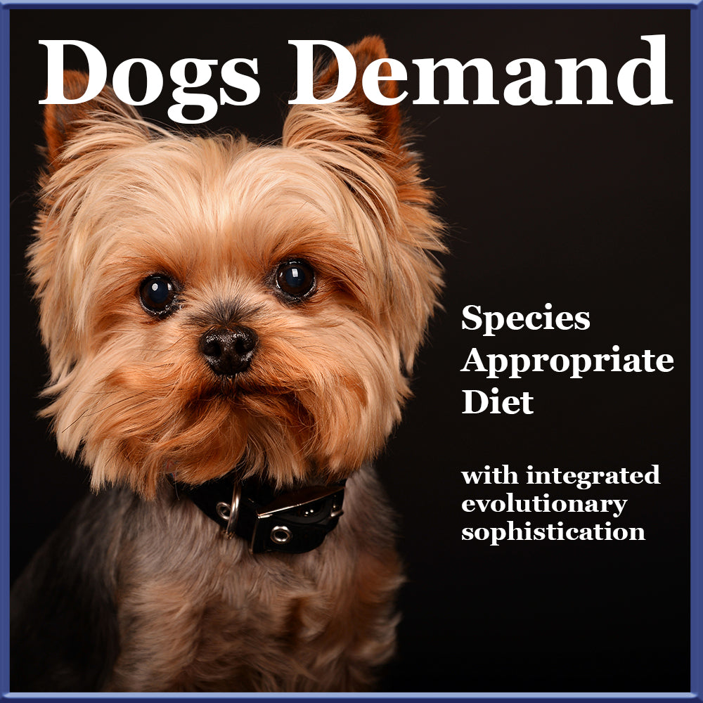 Organic Species Appropriate Dog Food integrated with Evolutionary Sophistication