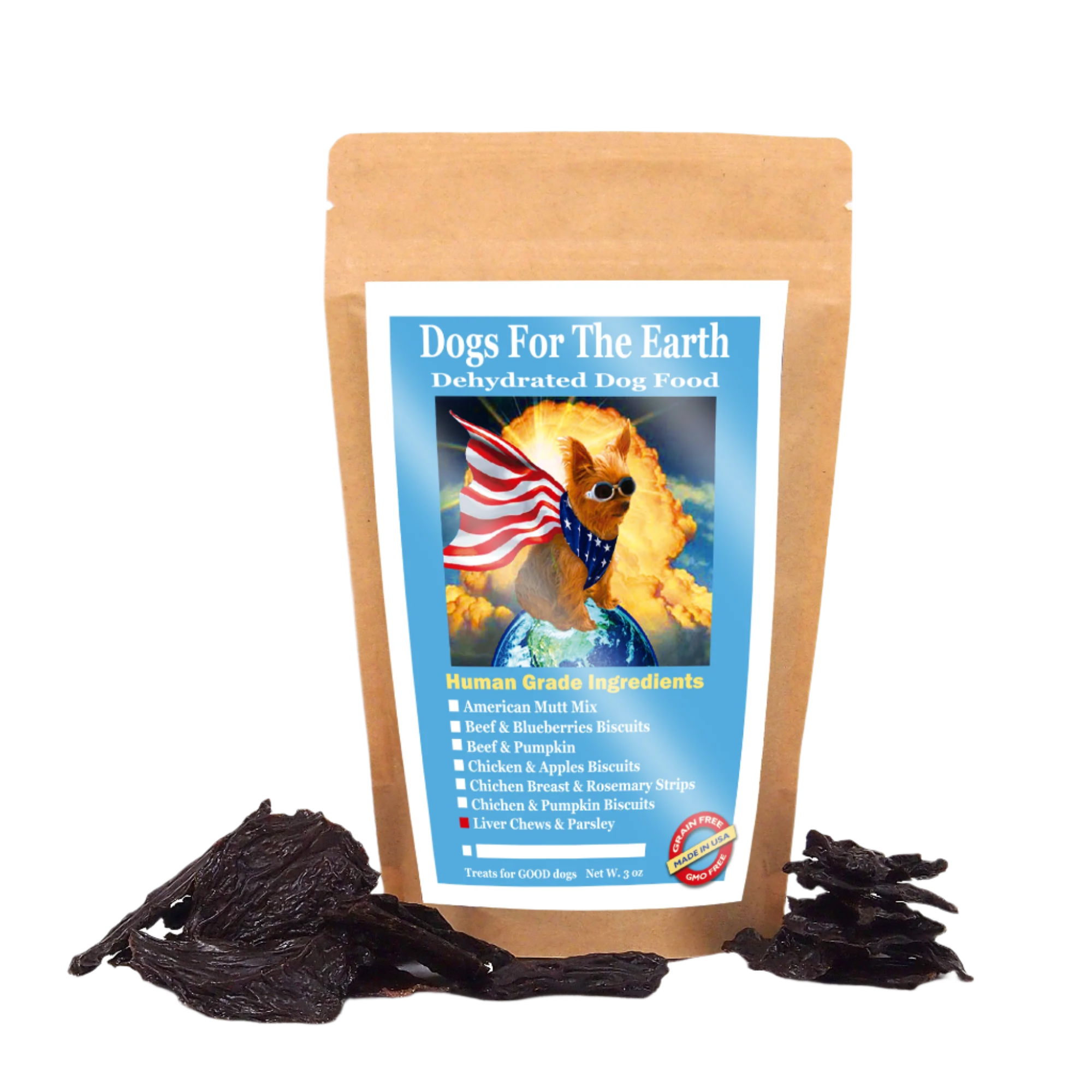 Dogs For The Earth eco-friendly packaging