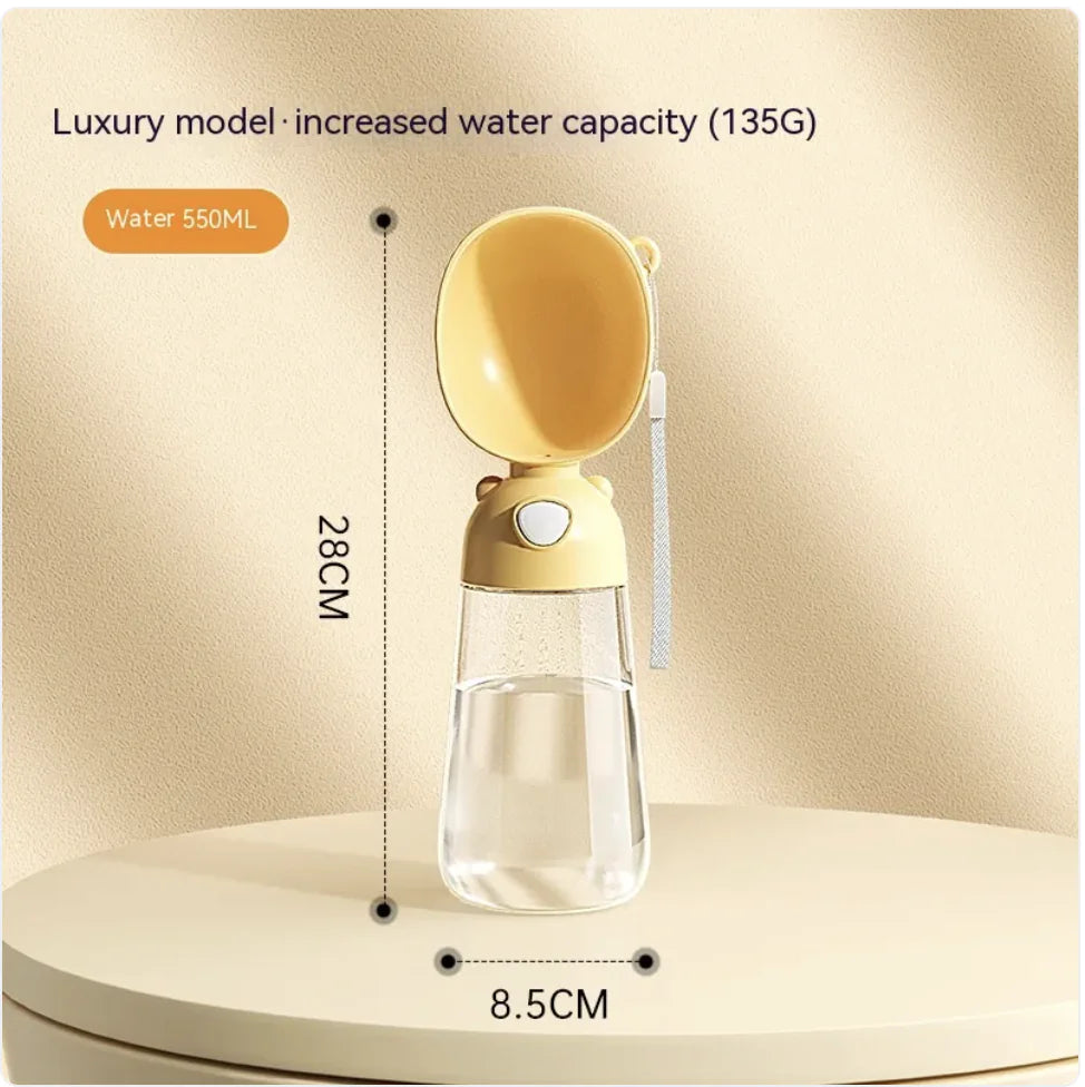 Portable Dog Water Bottle &amp; Feeder for Pets, Travel Water Dispenser and Bowl