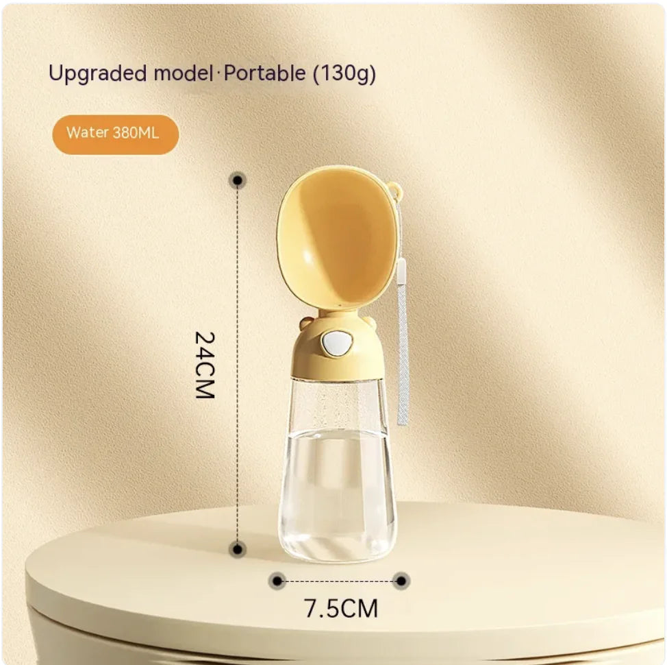 Portable Dog Water Bottle &amp; Feeder for Pets, Travel Water Dispenser and Bowl